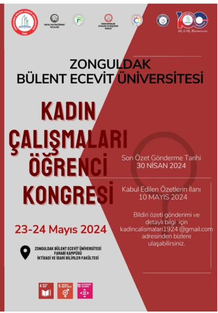 Sosyal Hizmet Bölümümüz öğrencileri Zonguldak Bülent Ecevit Üniversitesi  Kadın Çalışmaları Öğrenci Kongresine katıldılar.